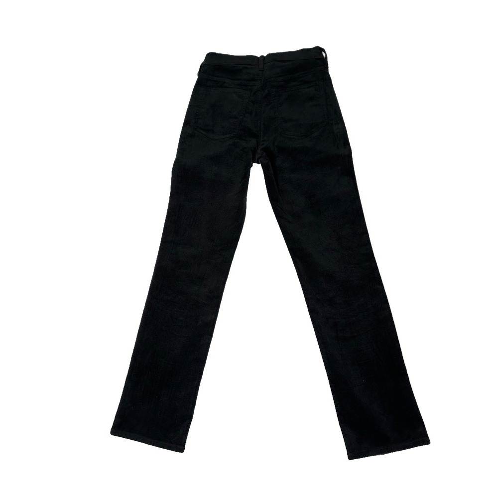 J.Crew -Black Corduroy Pants - Women's Size 25 Mid Rise Straight Leg Classic Fit - Picture 4 of 13